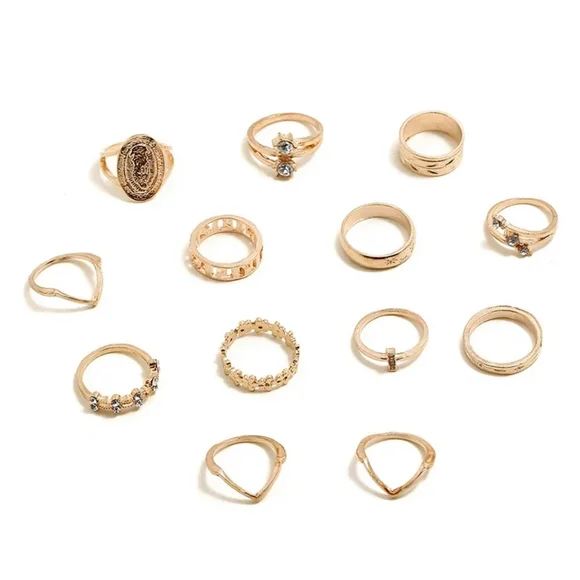 🍒 LAST 13 Pcs Ring Set - Picture 4 of 8